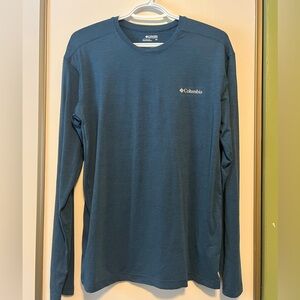 Columbia Men's Deep Blue Long Sleeve Tee
